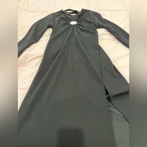 Elegant Zara Black Long Sleeve Dress